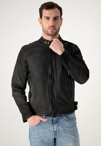 URBAN 5884® Between-Season Jacket 'Jaxx' in Black: front