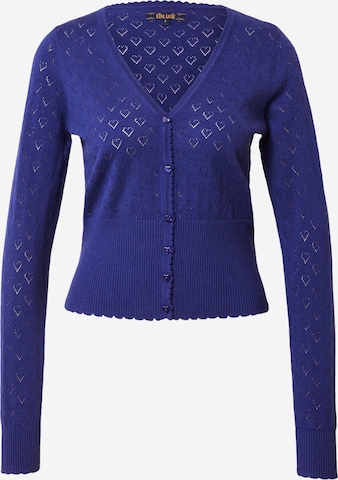 King Louie Strickjacke 'Heart' in Blau: predná strana