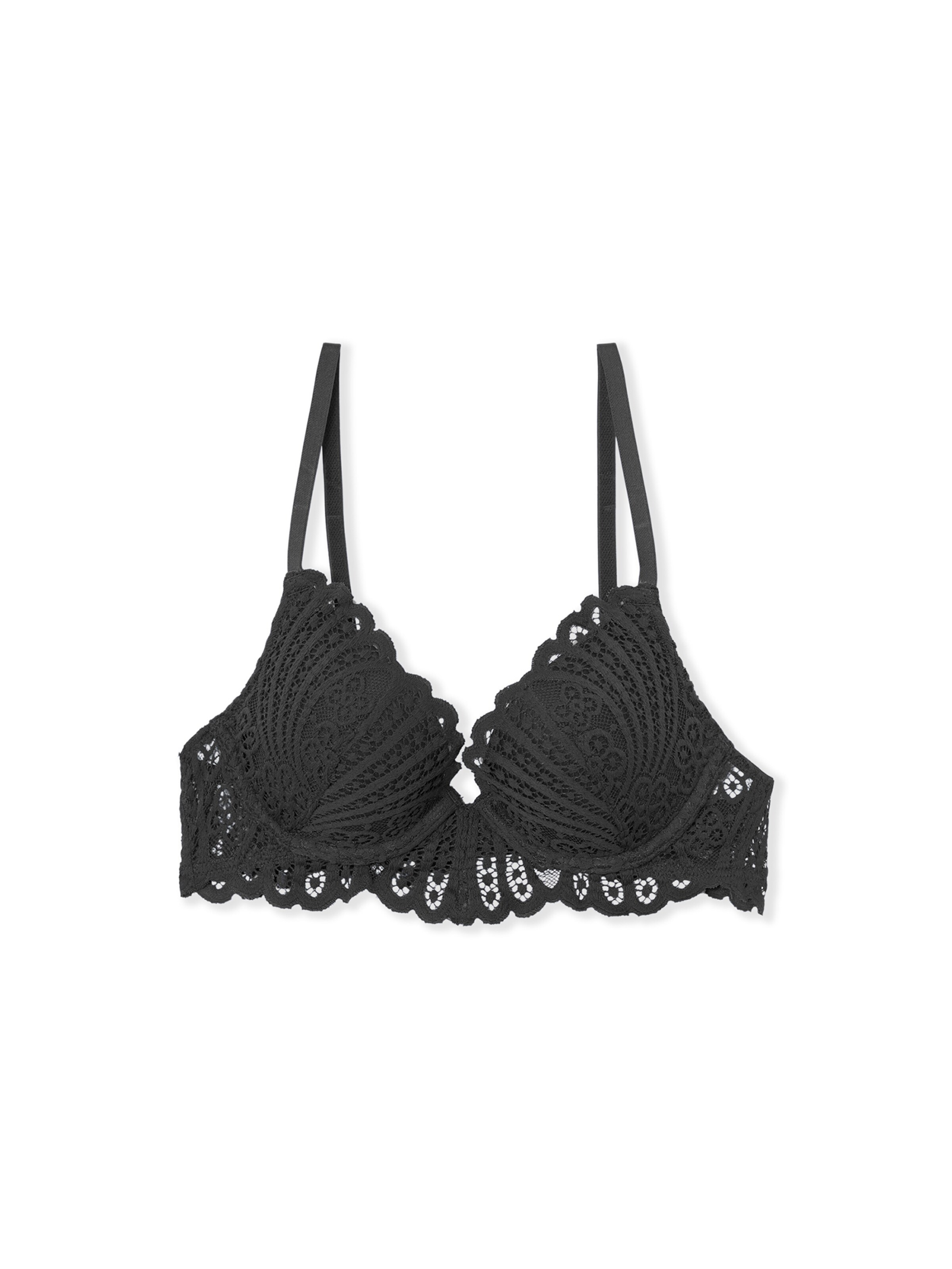 ETAM Push-up BH in Schwarz: Vorderseite