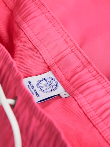 JACK & JONES Board Shorts 'MALTA' in Pink