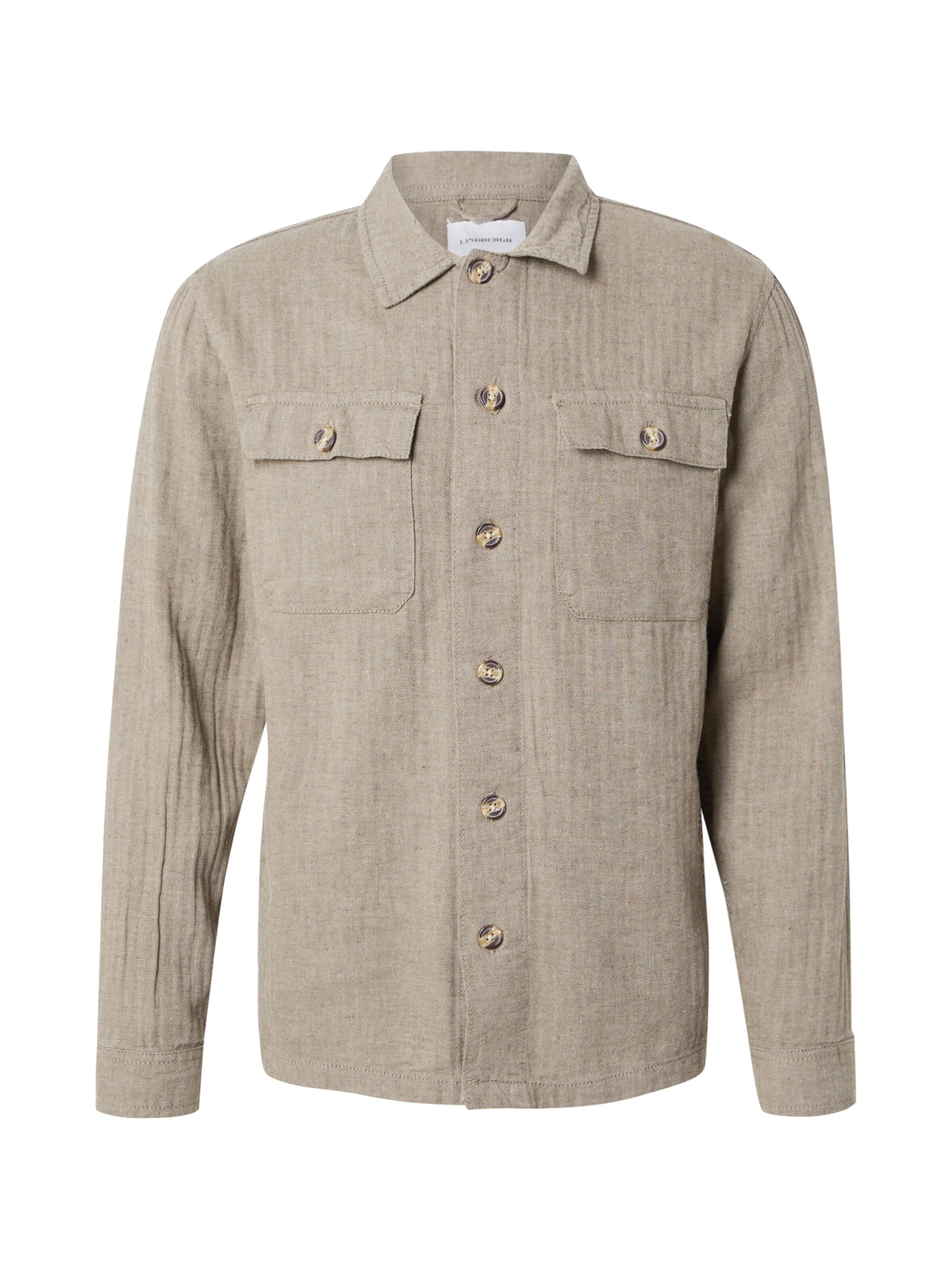 Camicia di Lindbergh in beige: frontale