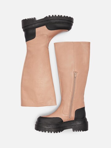 Bottes 'Asta' SELECTED en beige
