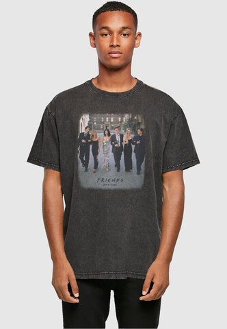 ABSOLUTE CULT Shirt 'Friends - Reunion' in Zwart: voorkant