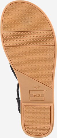 TOMS T-Bar Sandals 'LEXIE' in Black