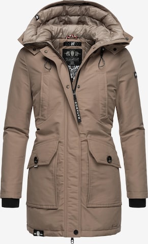 NAVAHOO Winterjacke in Beige