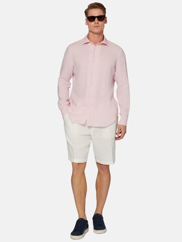 Boggi Milano Regular fit Button Up Shirt in Pink