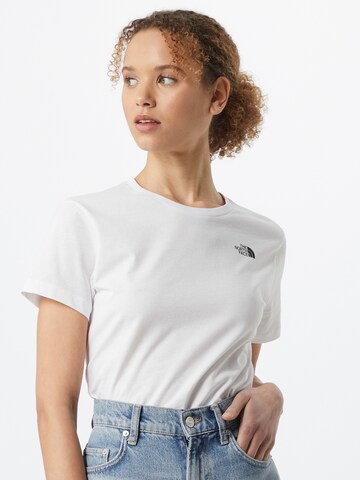 THE NORTH FACE Shirt in Wit: voorkant