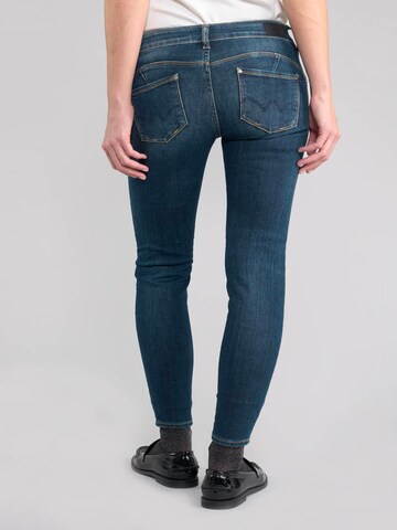Coupe slim Jean Le Temps Des Cerises en bleu