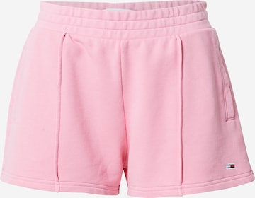 Tommy Jeans Broek in Roze: voorkant