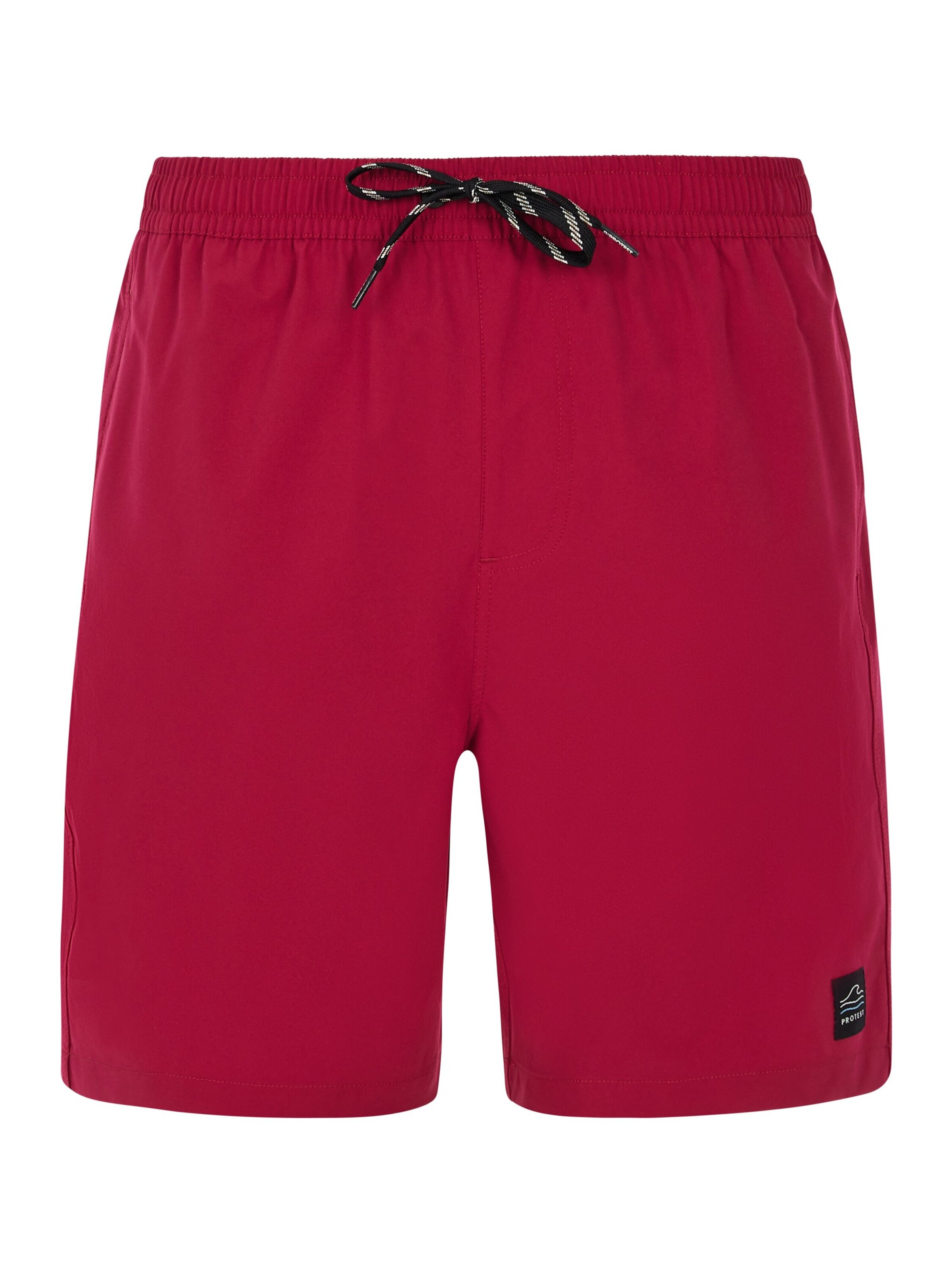 PROTEST Board Shorts 'PRTBAKY' in Red: front