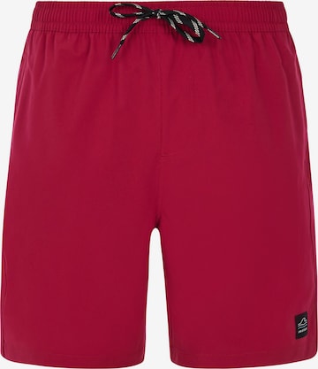 PROTEST Badeshorts 'PRTBAKY' in Rot: Vorderseite
