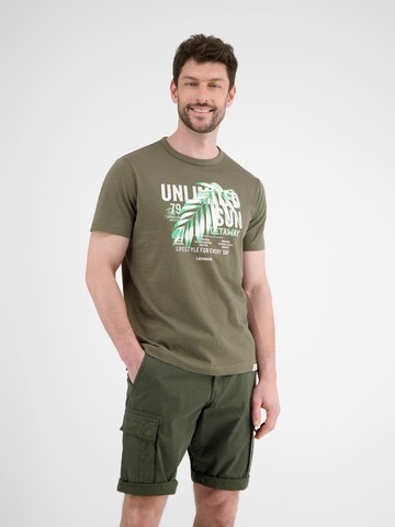 LERROS Shirt in Groen: voorkant