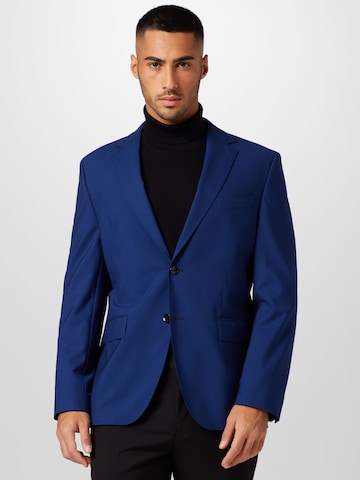 BOSS Black - Ajuste regular Chaqueta saco 'Jeckson' en azul: frente