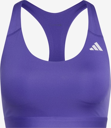 ADIDAS PERFORMANCE Sportovní podprsenka 'OPTIME ESSENTIALS' – fialová: přední strana