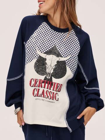 Kamila Šikl Sweatshirt in Blue: front