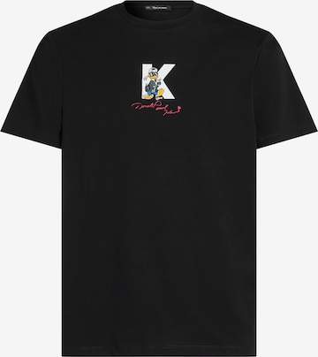 juoda Karl Lagerfeld Marškinėliai 'Disney x Karl Lagerfeld': priekis
