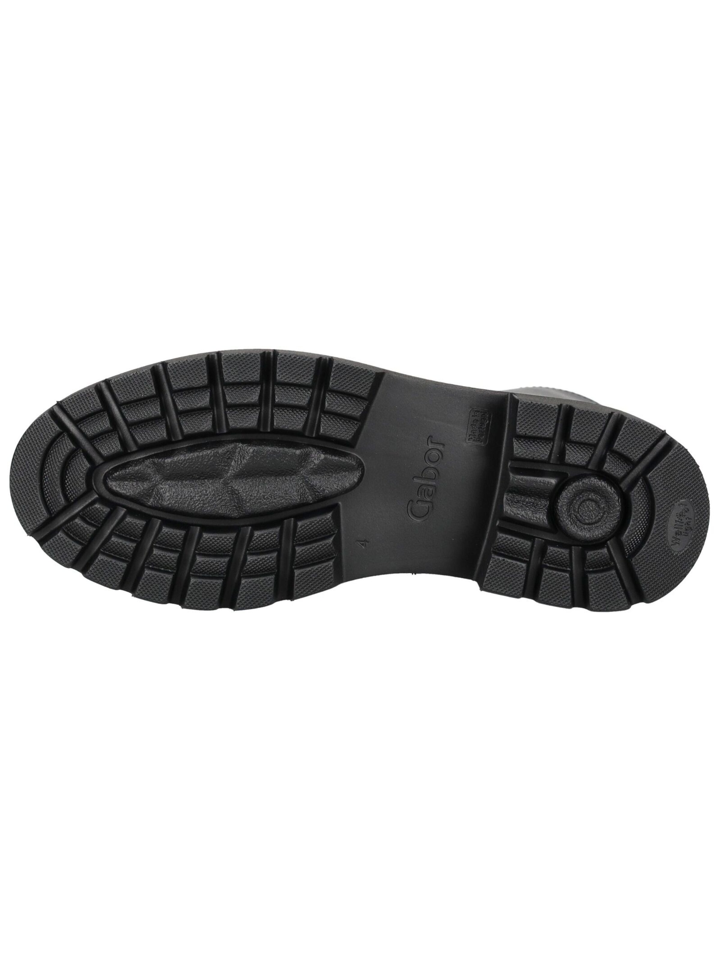 GABOR Schnürstiefelette in Schwarz