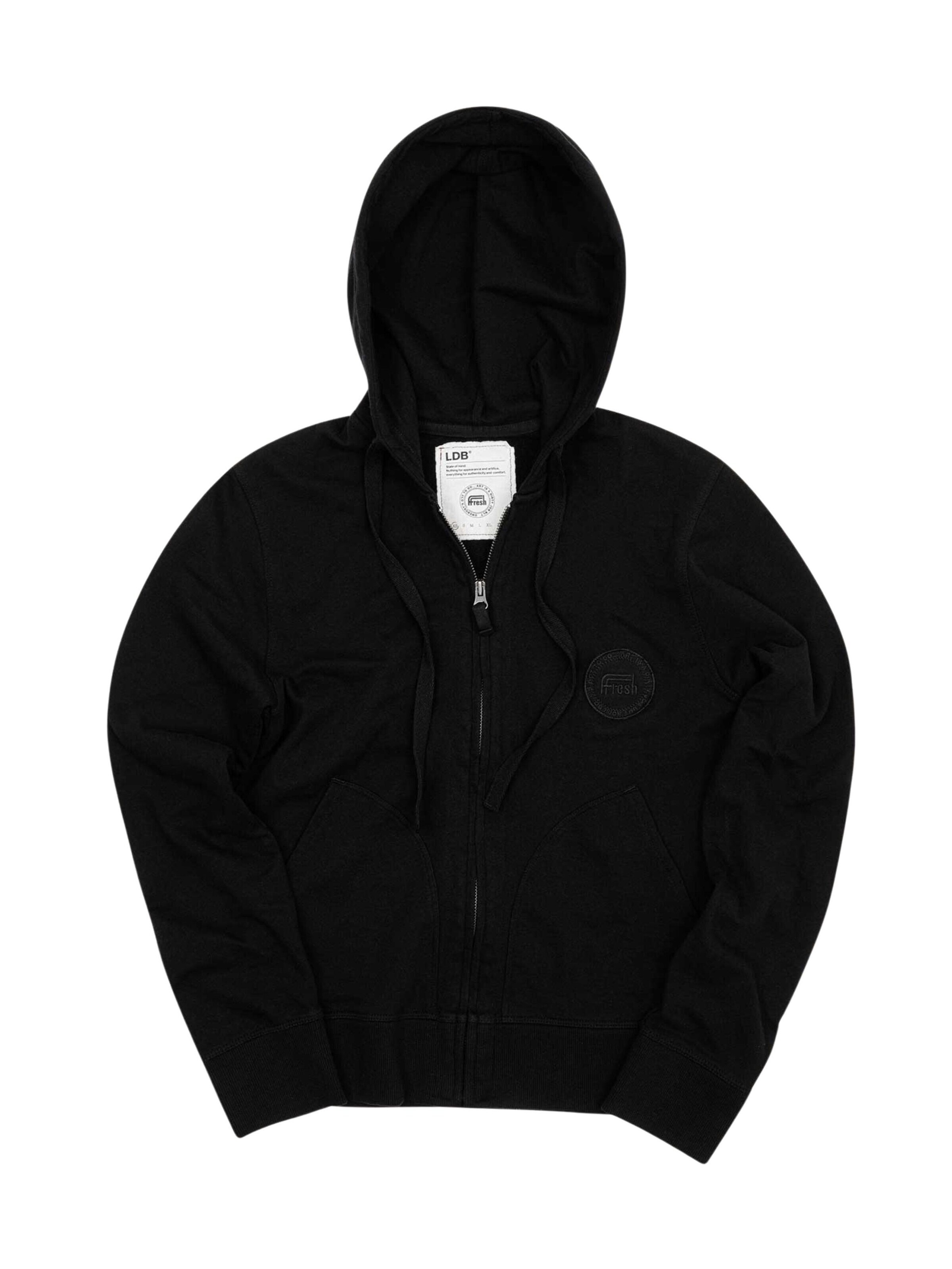 Sweat-shirt 'Terry' LDB en noir : devant