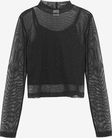 juoda Cool Club Marškinėliai: priekis