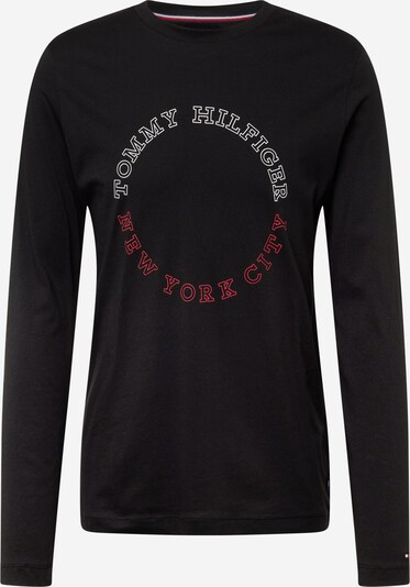 TOMMY HILFIGER Тениска в червено / черно / бяло, Преглед на продукта