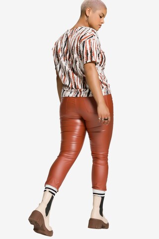 Studio Untold Skinny Hose in Orange