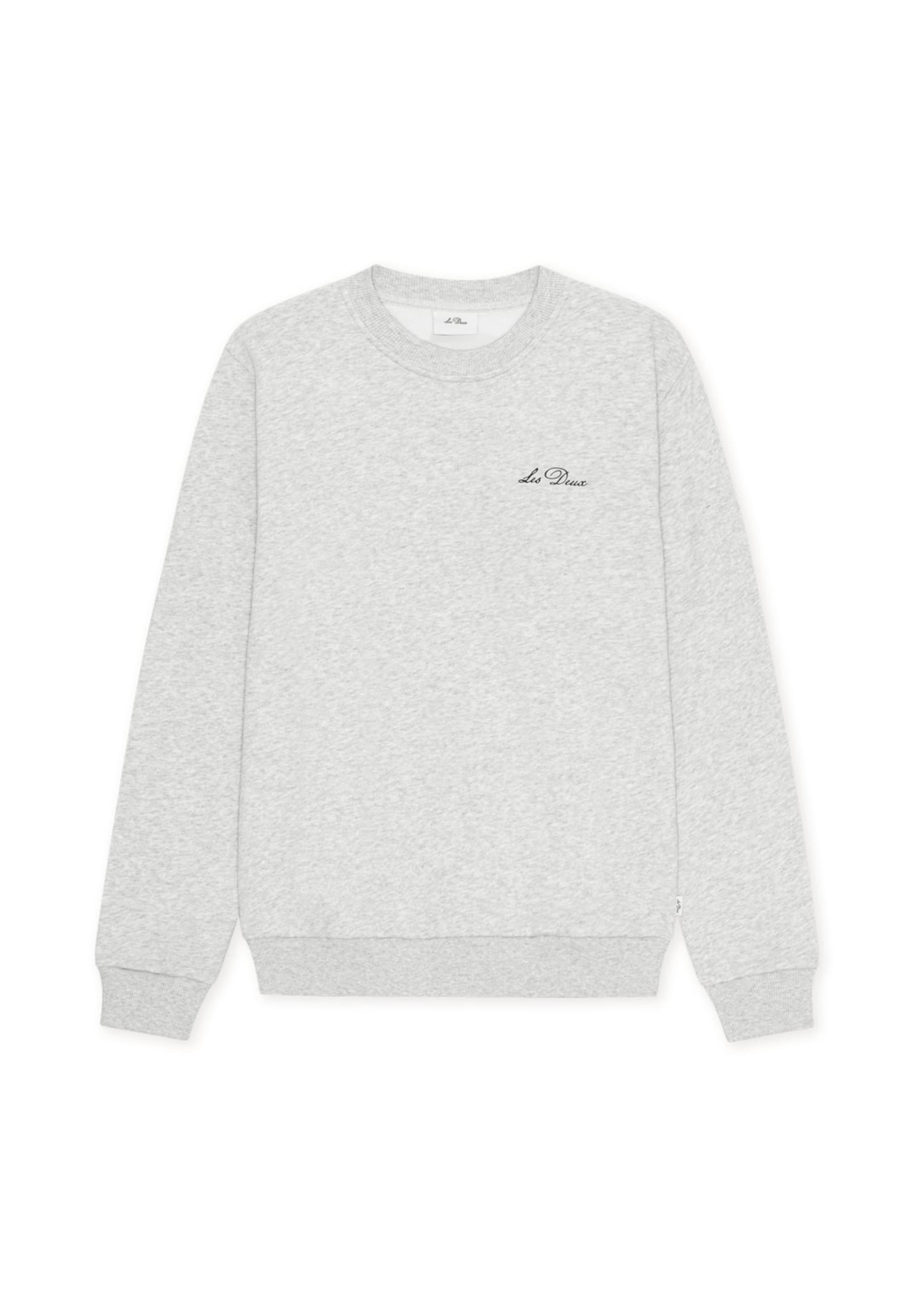 Les Deux - Sudadera en gris: frente