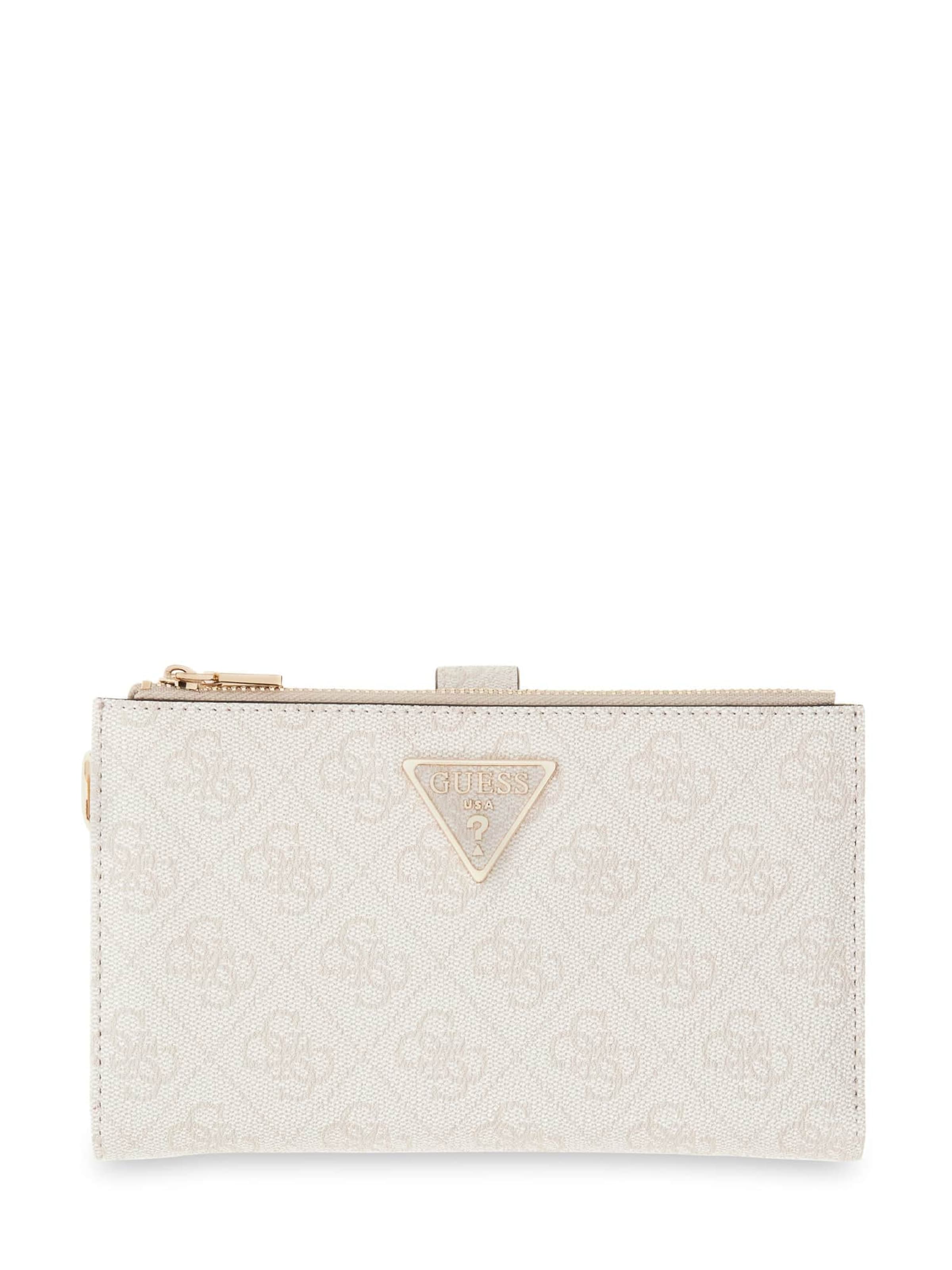 GUESS Peňaženka 'Laurel II' - Biela: predná strana