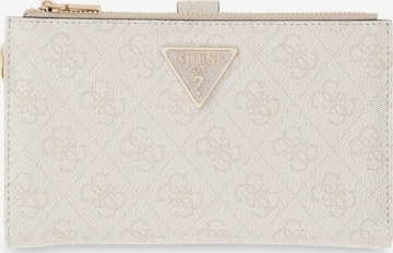 Porte-monnaies 'Laurel II' GUESS en blanc : devant