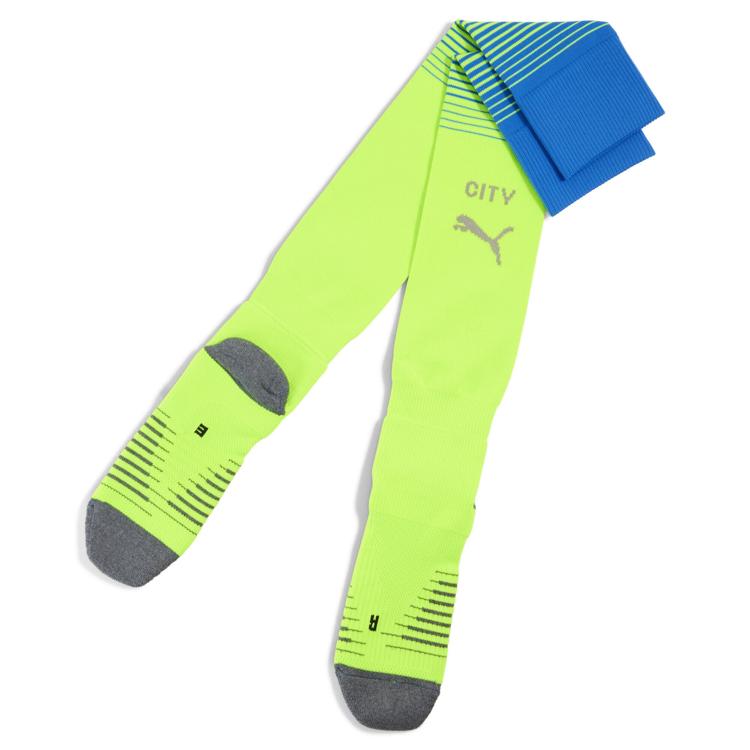 PUMA Sportsocken 'Manchester City 25/26' in Grün: Vorderseite