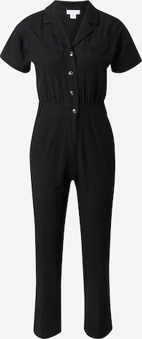 Warehouse Jumpsuit in Zwart: voorkant