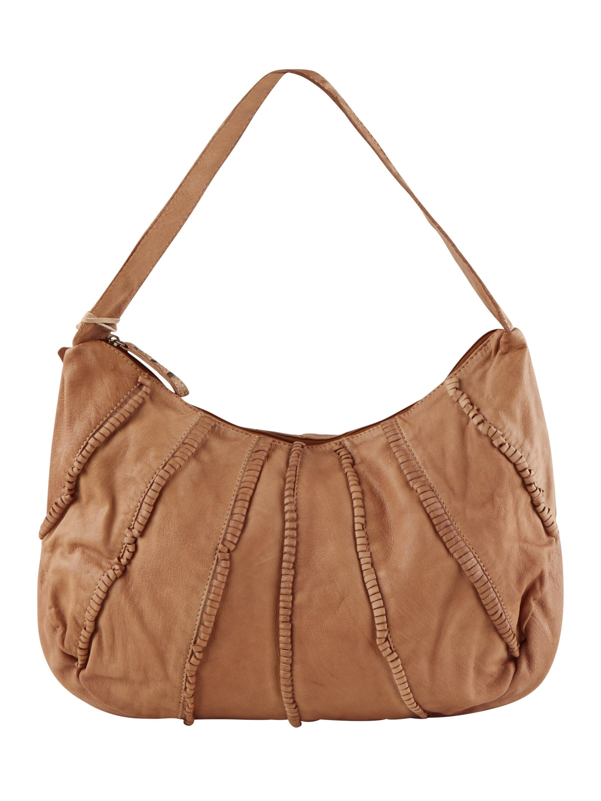 Curuba Schultertasche 'ALLEGRA' in Braun: Vorderseite