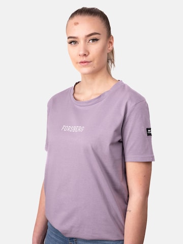 FORSBERG Shirt 'mit Print Damen' in Lila: Vorderseite