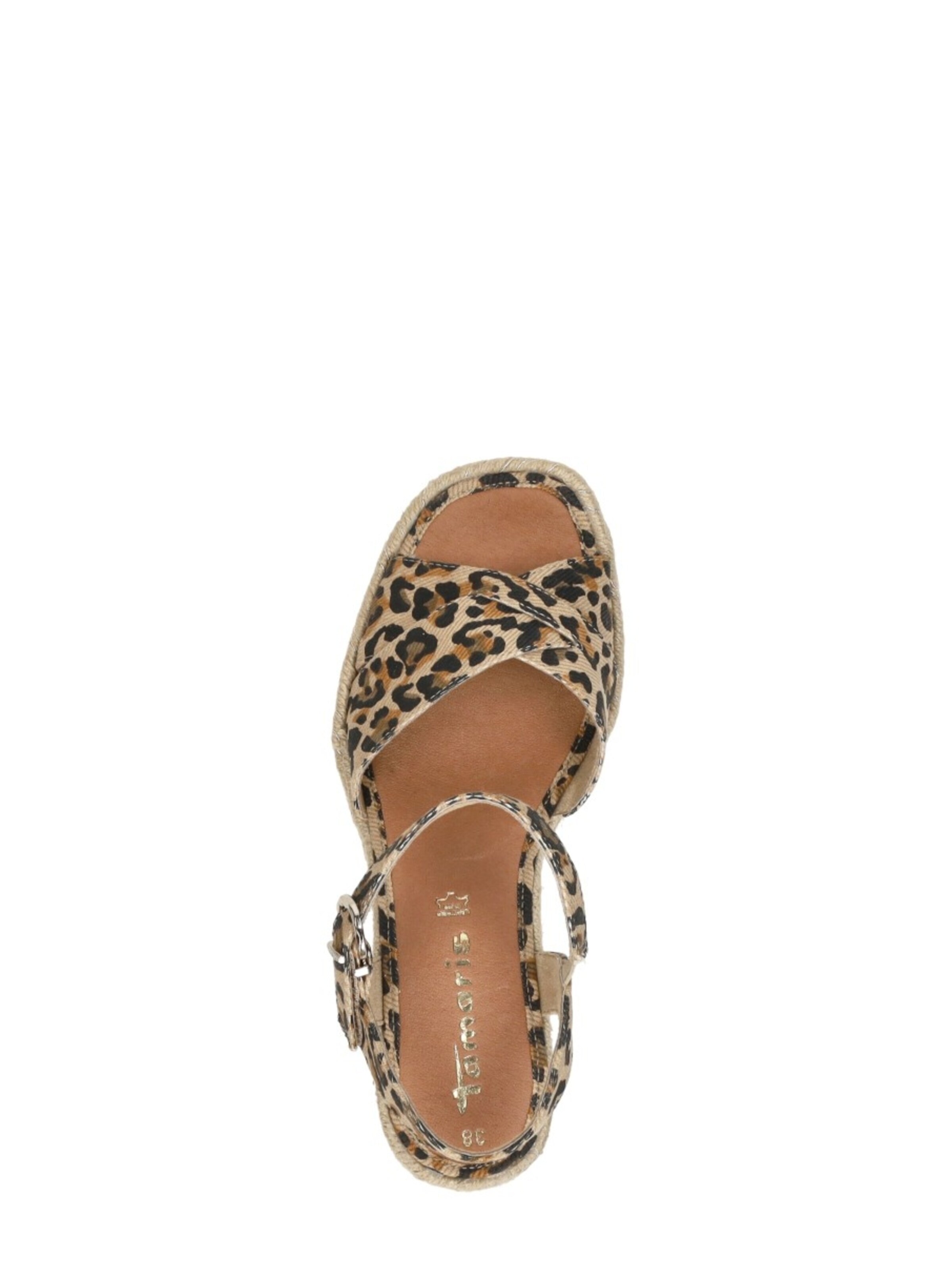 Tamaris Sandaal 'Sandalen Touwzool' in Beige