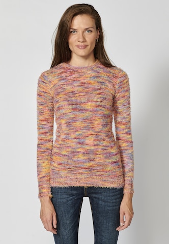 KOROSHI Pullover i blandingsfarvet: forside