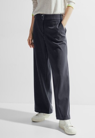 CECIL Wide leg Pants in Blue: front