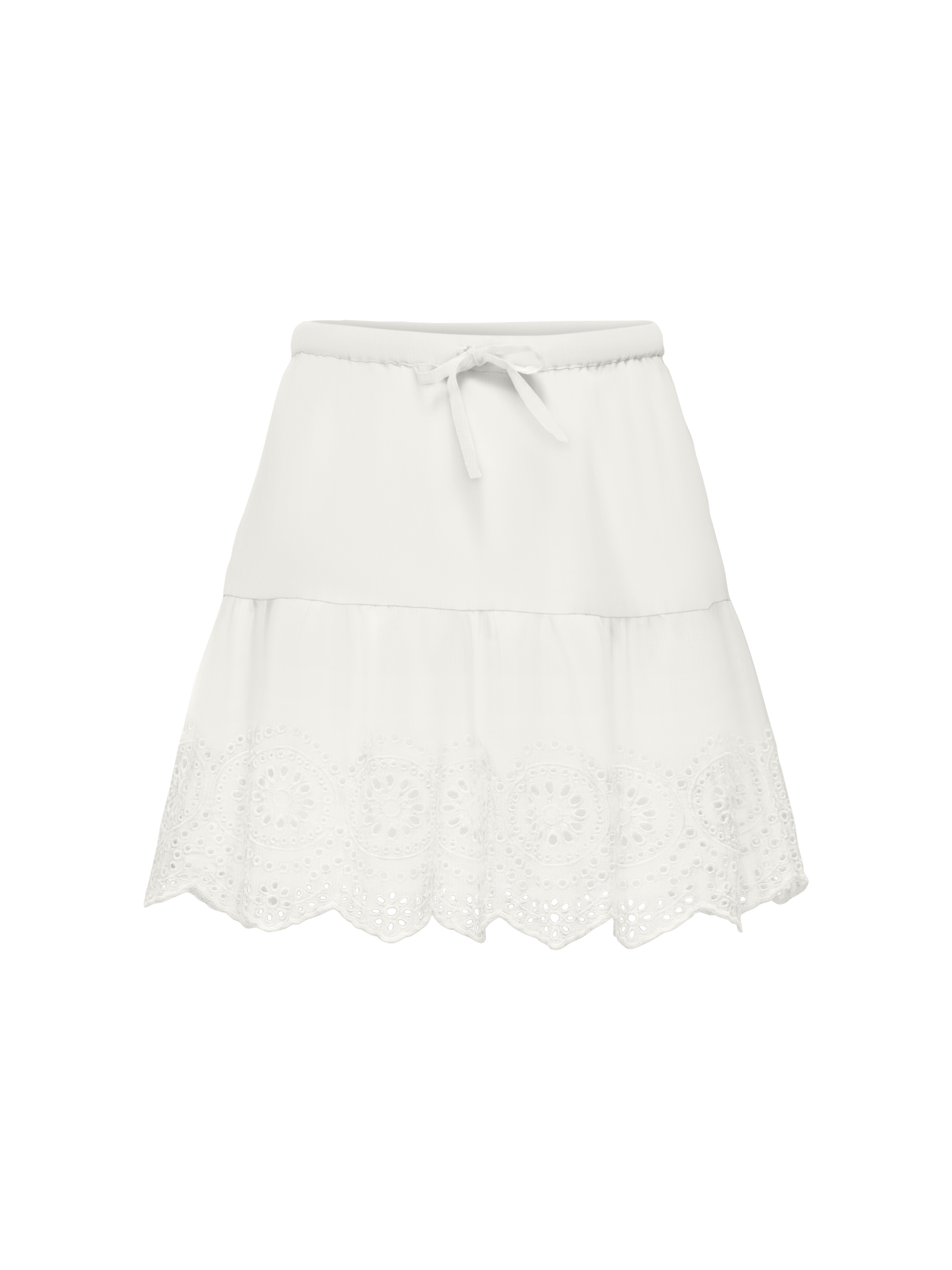 ONLY GIRLS Skirt in White: front