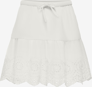 ONLY GIRLS Skirt in White: front