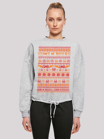 F4NT4STIC Sweatshirt in Grijs: voorkant