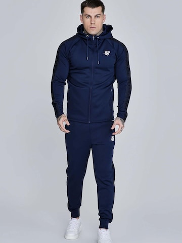 SikSilk Sweatsuit in Blue: front