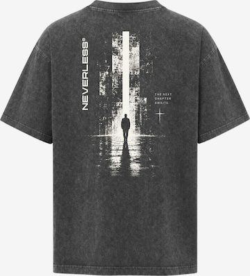 Neverless Shirt 'the next chapter awaits.' in Grau: Vorderseite