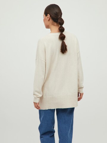 VILA Knit Cardigan 'Ril' in White