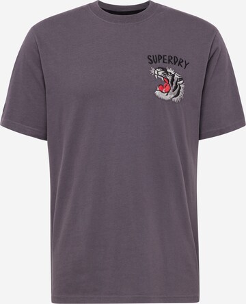 Superdry T-Shirt 'Suika' in Grün: predná strana