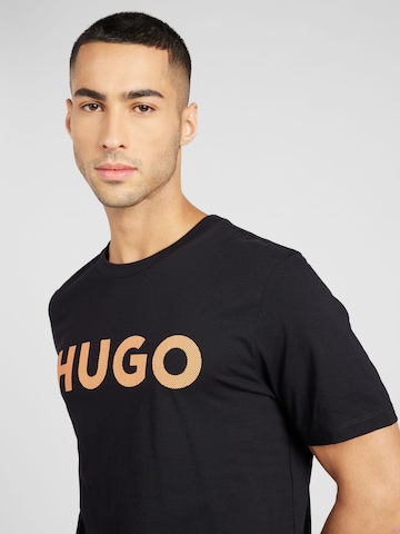 HUGO Majica 'Dulivio' | črna barva