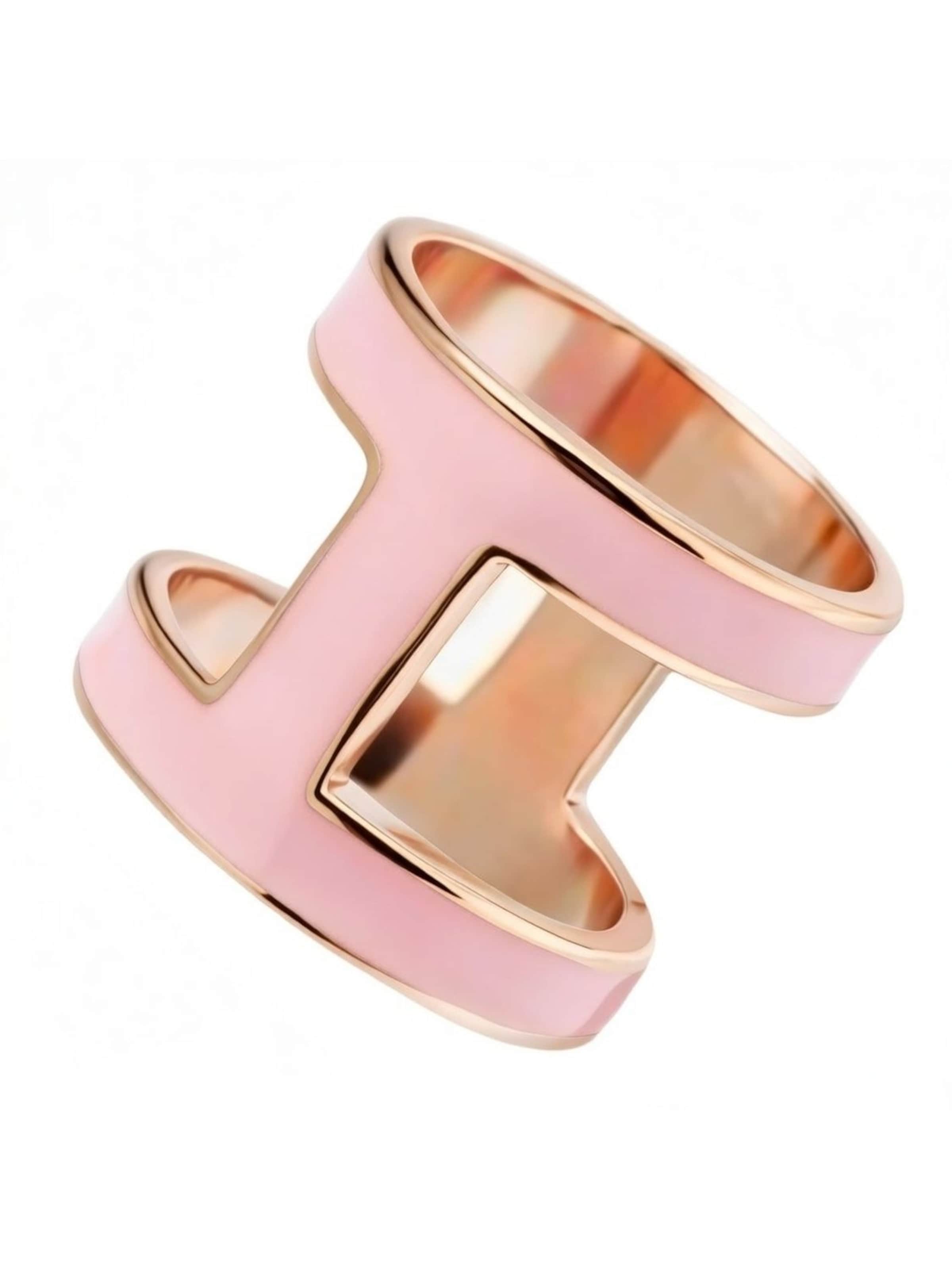 alberto cabale Schal 'H'‌‌‌‌‌‌‌‌‌ in Pink: Vorderseite