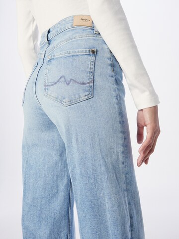 Pepe Jeans Wide Leg Jeans 'Lexa' i blå