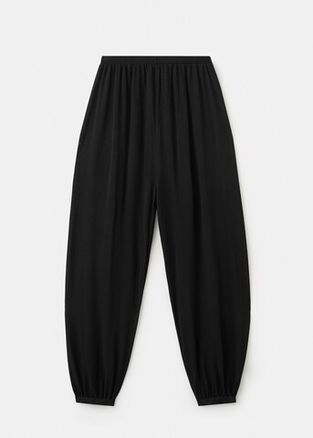 MANGO Tapered Hose 'Bombi' in Schwarz