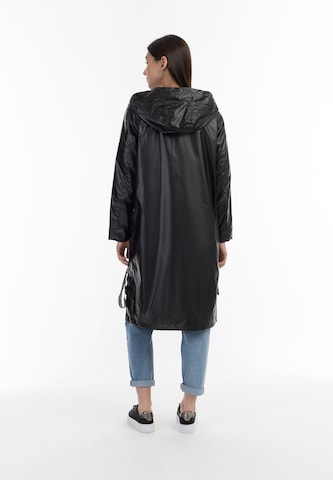 MYMO Ανοιξιάτικο και φθινοπωρινό παλτό σε μαύρο