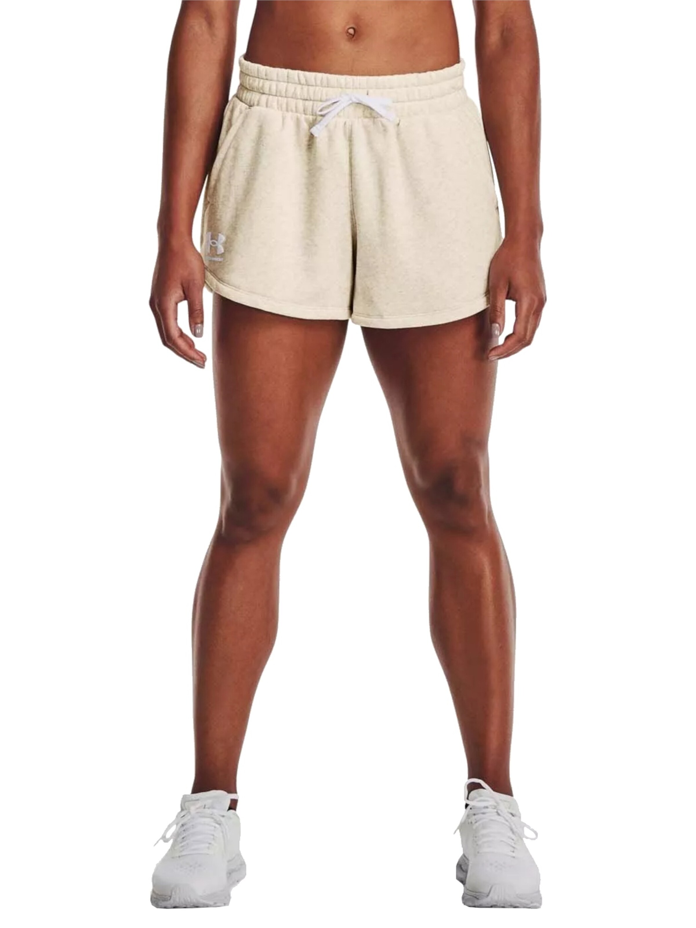 UNDER ARMOUR Regular Workout Pants in Beige