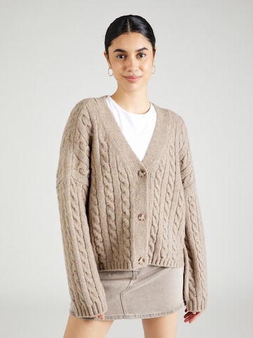 Abercrombie & Fitch Strickjacke in Braun: predná strana