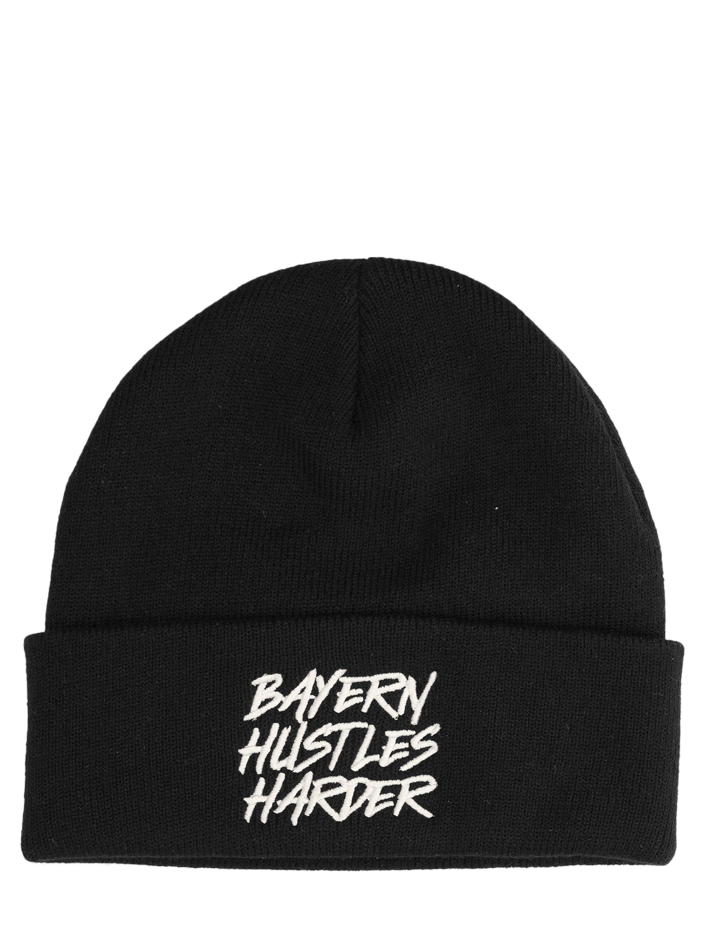 FC BAYERN MÜNCHEN Athletic Hat in Black: front